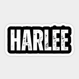 Harlee Name Gift Birthday Holiday Anniversary Sticker